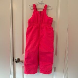 Healthtex Bright Pink Overalls